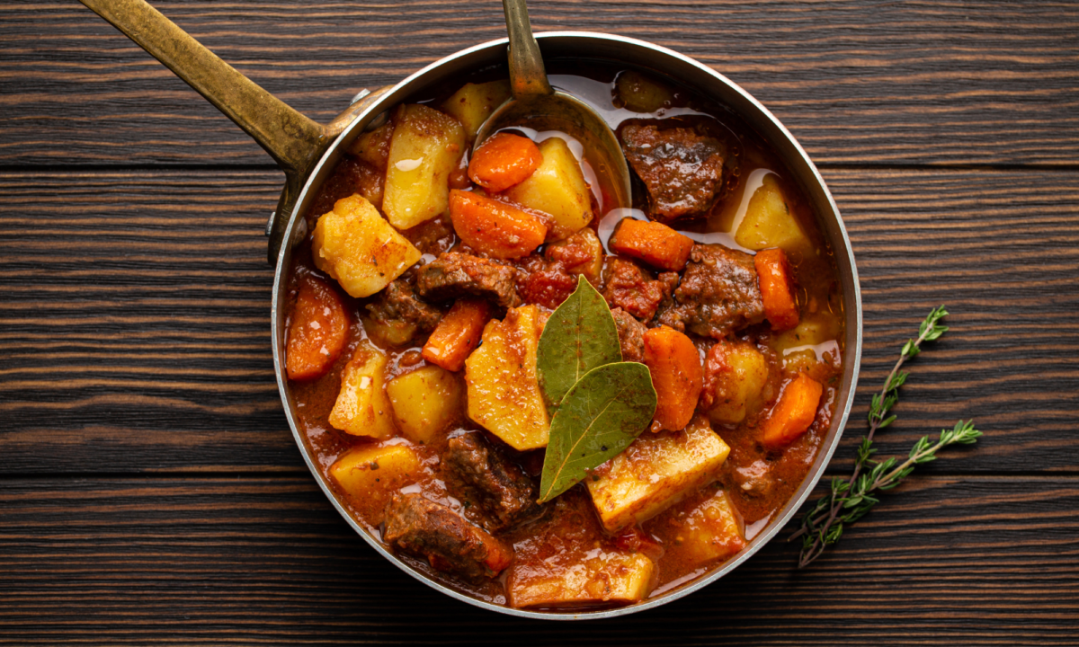 PAN-FRIED BEEF WITH POTATOES
