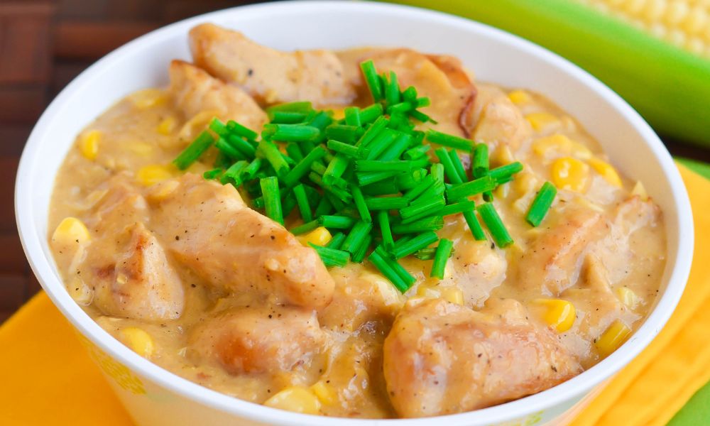 FRANGO COM CREME DE MILHO