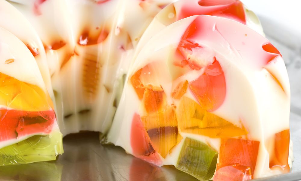GELATINA COM CREME DE LEITE CONDENSADO
