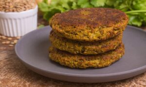 HAMBURGUER DE LENTILHA