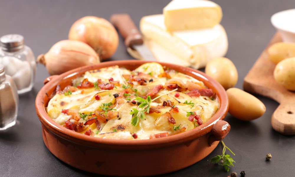 BATATA GRATINADA COM BACON