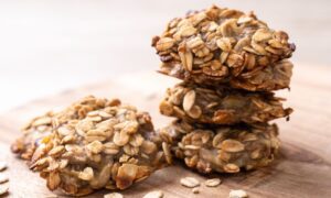 COOKIES DE AVEIA COM BANANA