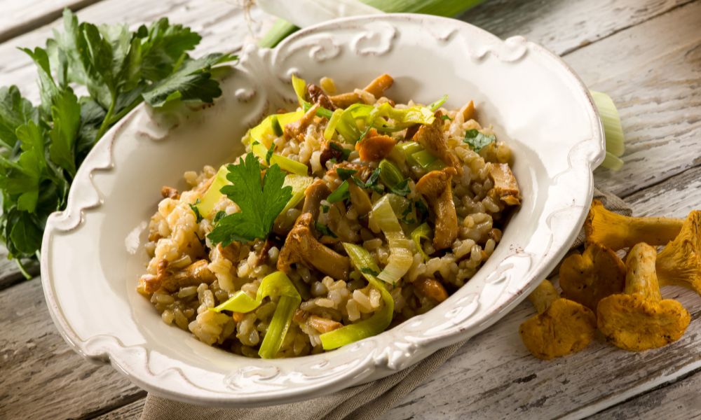 RISOTO DE ALHO PORÓ