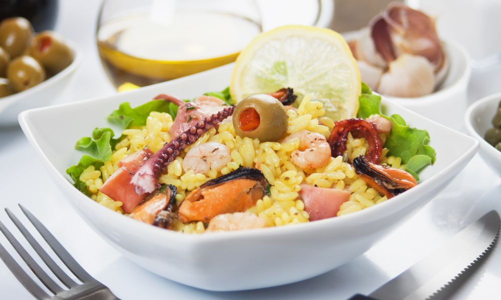 RISOTO DE FRUTOS DO MAR