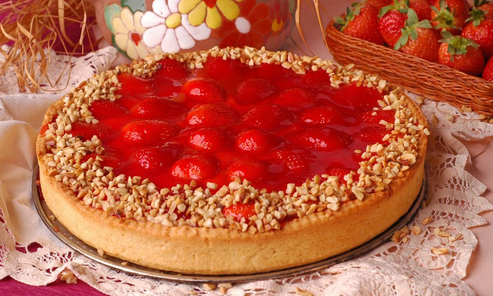 TORTA DE MORANGO