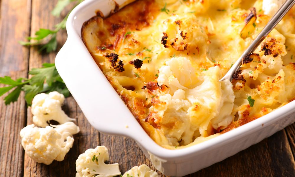 COUVE FLOR GRATINADA
