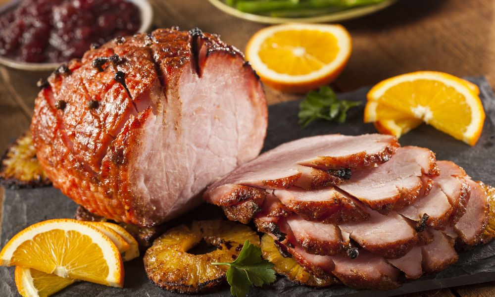 PERNIL ASSADO COM MOSTARDA