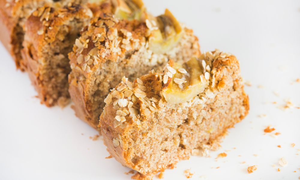 BOLO DE BANANA E AVEIA