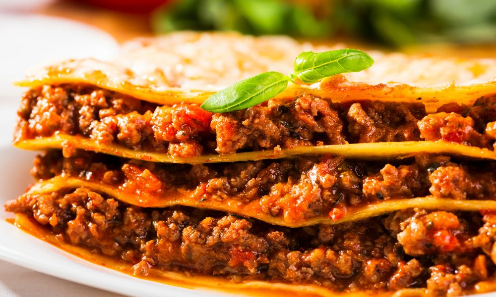 LASANHA DE CARNE MOÍDA SIMPLES