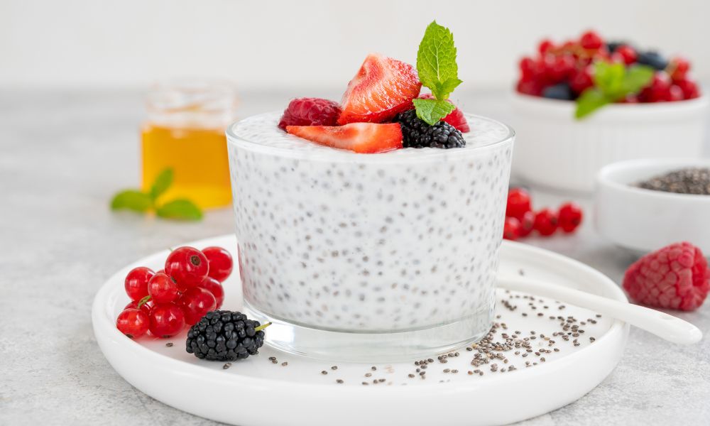 PUDIM DE CHIA