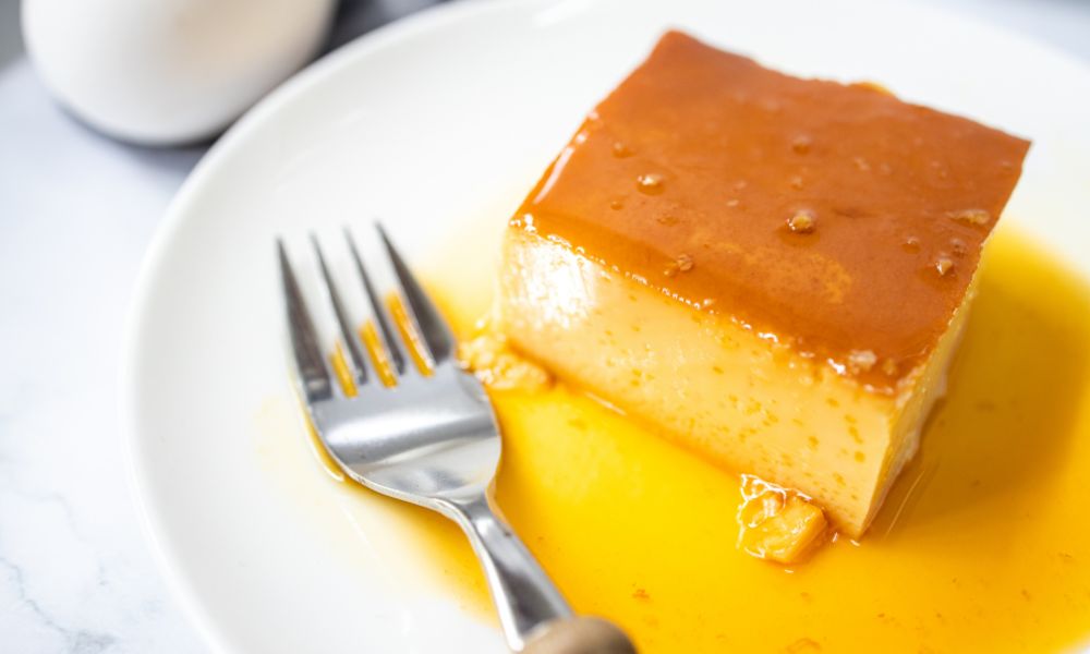 CONDENSED MILK PUDDING IN THE AIRFRYER