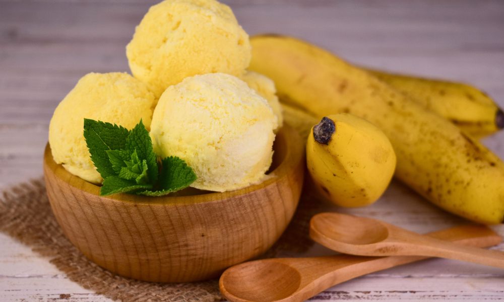 SORVETE CASEIRO DE BANANA