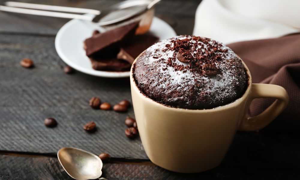 BOLO DE CANECA DE MICROONDAS