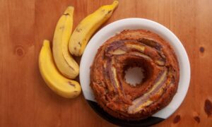 Bolo de Banana na Airfryer