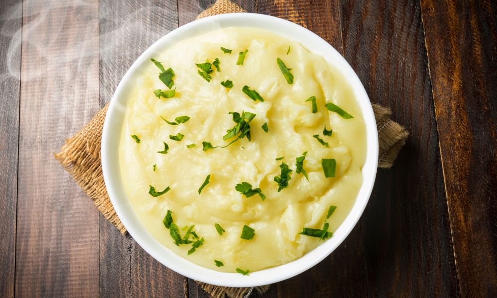 Purê de Batata com Alho Assado