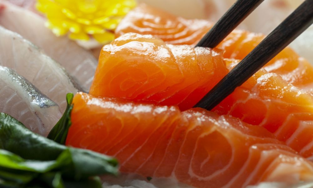 Sashimi de Salmão