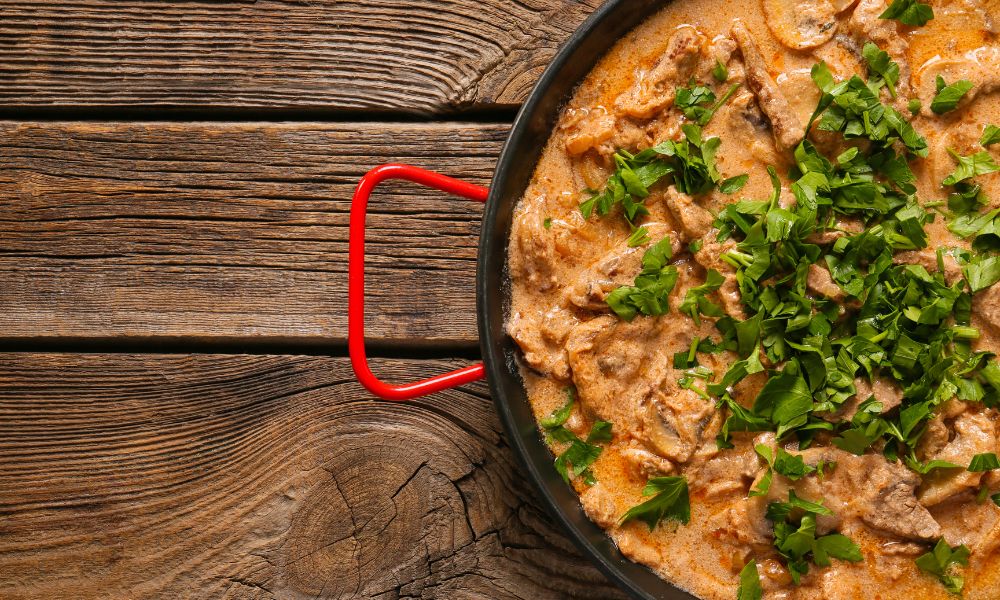 Strogonoff de frango FIT