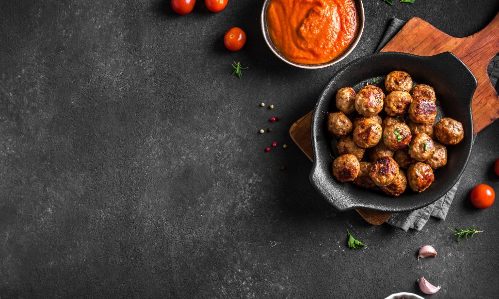 Almôndegas de Carne na Airfryer