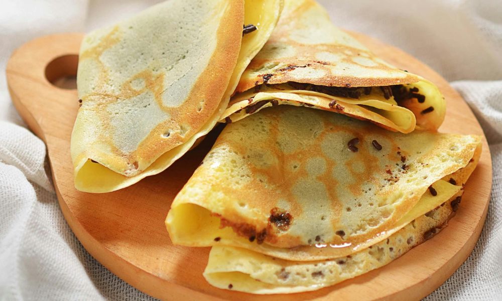 Crepioca de Banana com Aveia