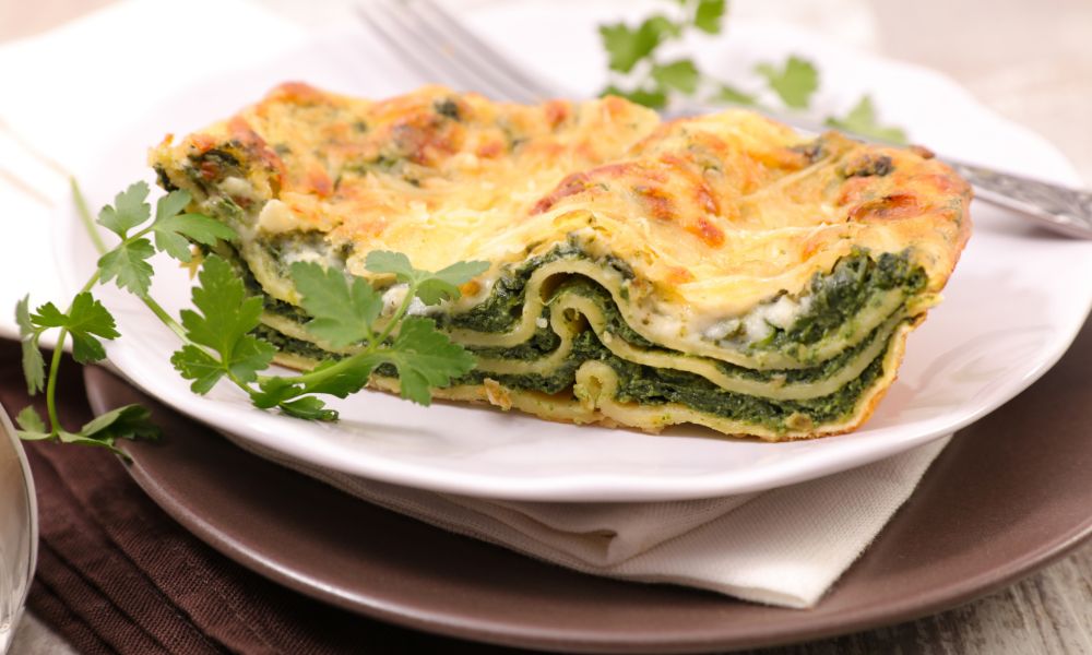 Lasanha de Abobrinha com Ricota e Espinafre
