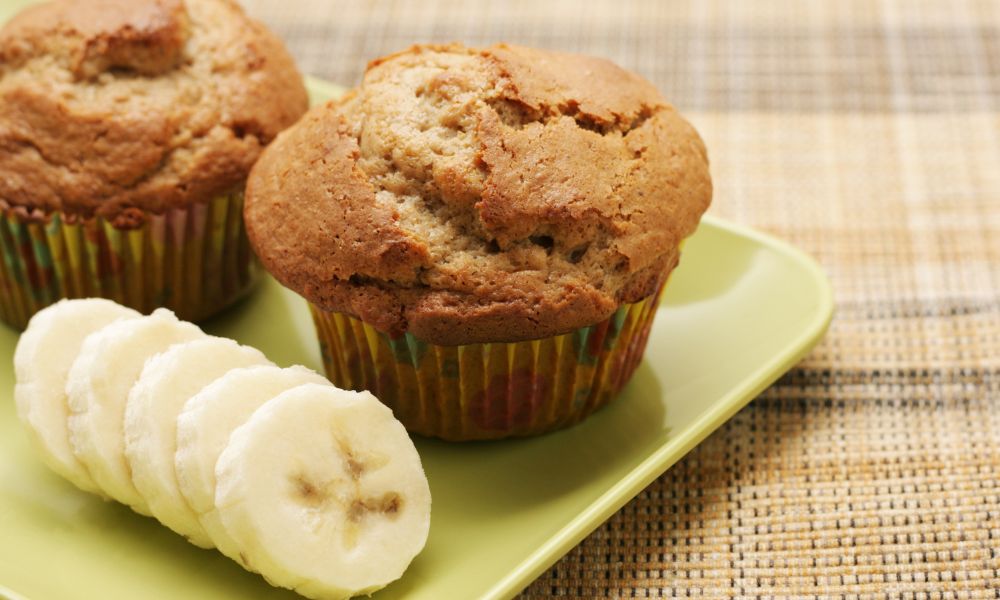 Muffins de Ricota e Banana