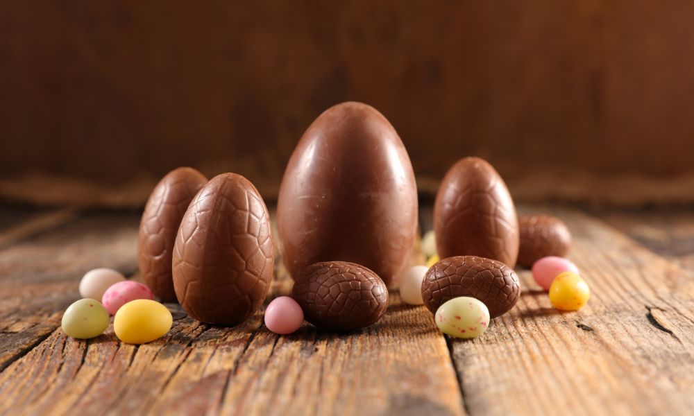 Ovo de Páscoa de Chocolate ao Leite Caseiro