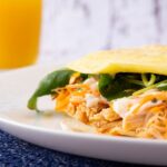 Receita de Crepioca de Frango Desfiado