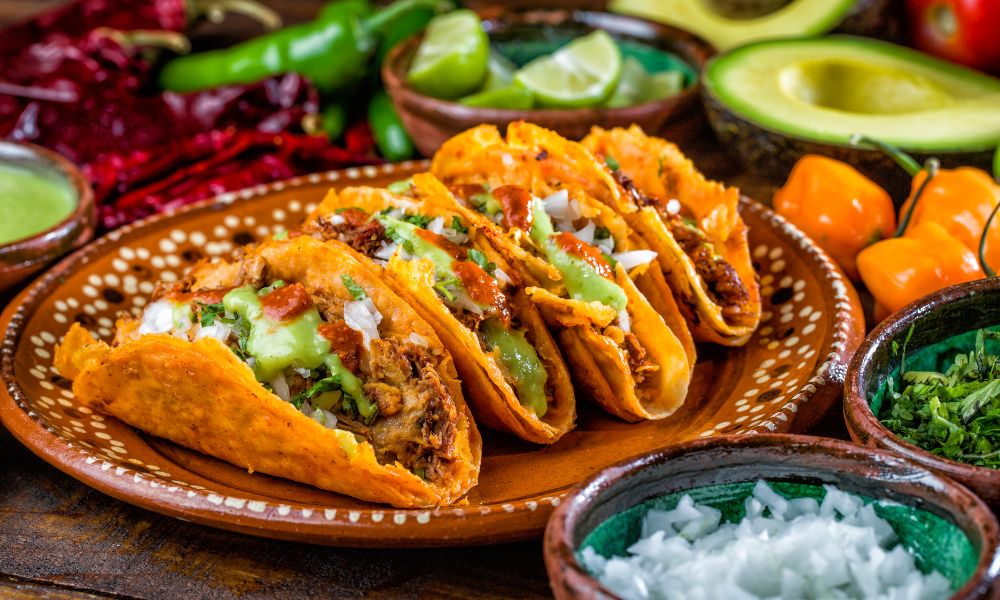 Tacos de Lentilha e Abacate