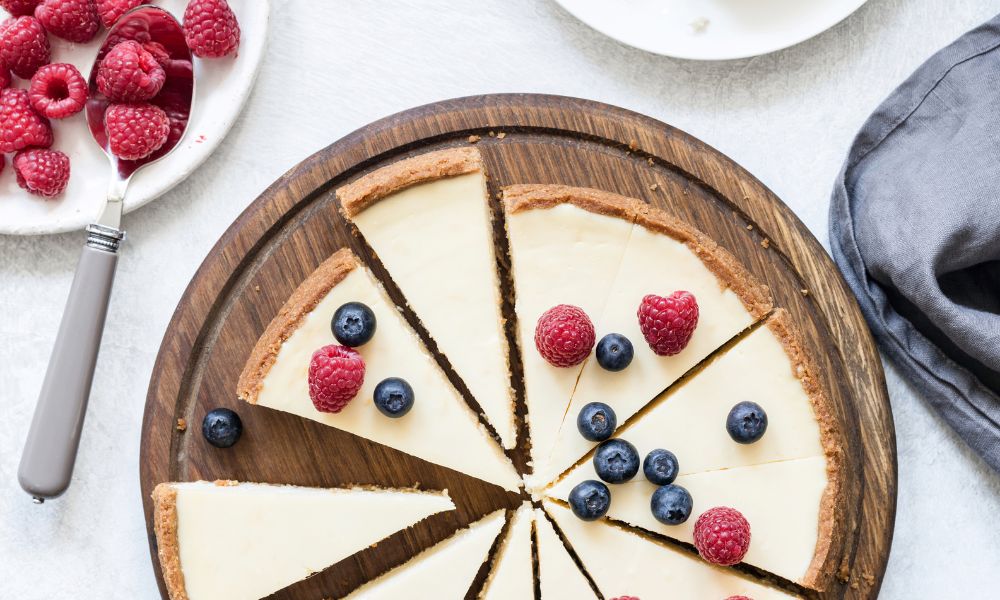 Torta de Ricota com Frutas