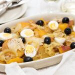 Bacalhoada com Batata Simples