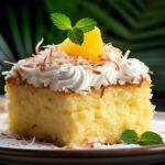 Fluffy Coconut Cake in a Blender
