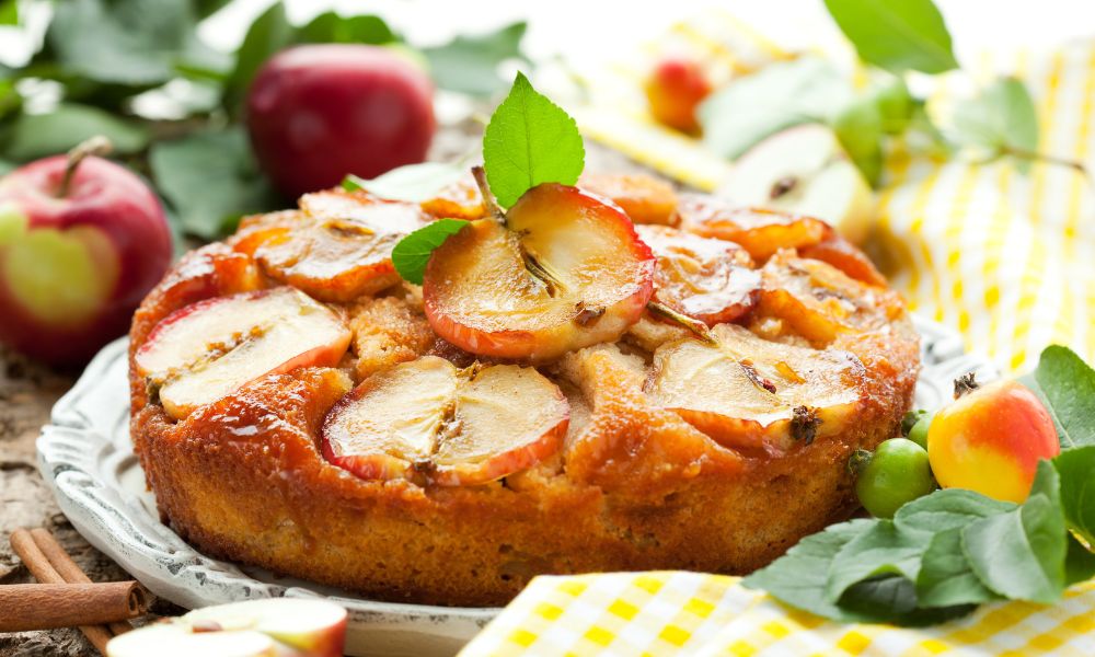 Bolo de Maçã com Canela