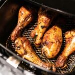 The thigh of the Chicken in the Airfryer