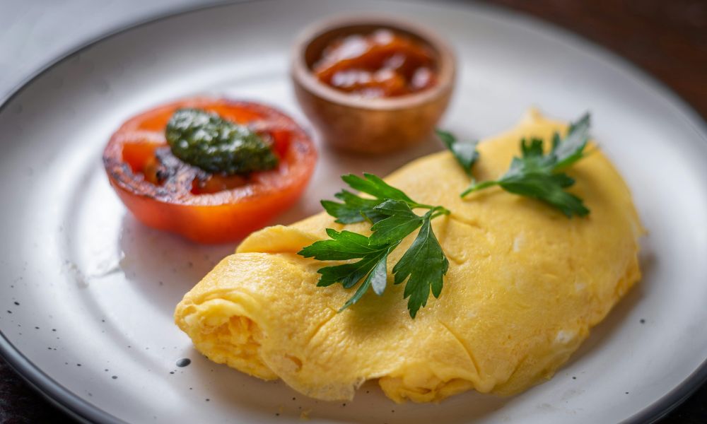 Omelete Simples de Frango