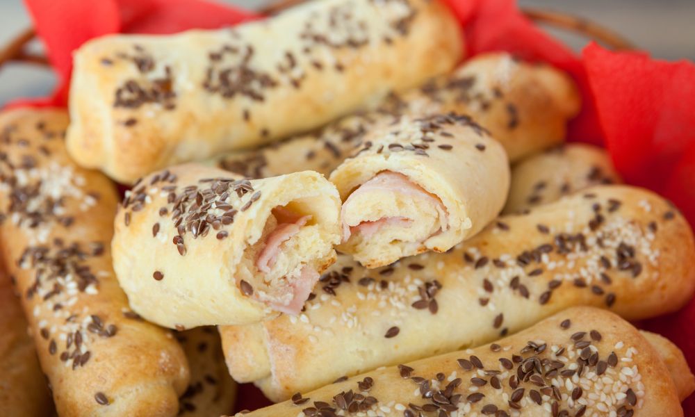 Pain farci au jambon et au fromage