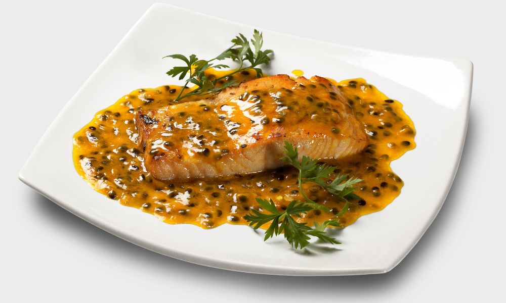 Salmão com Molho de Maracujá