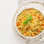 Arroz de Couve-flor com Legumes