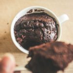 Bolo de Caneca Proteico no Micro-ondas