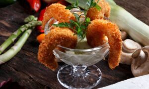 Camarão Empanado na Airfryer