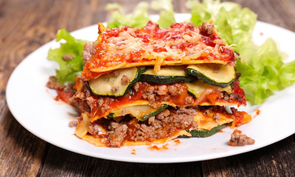 Lasanha de Abobrinha com Carne Moída