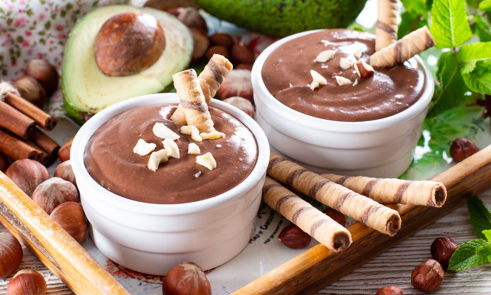Chocolate Mousse, with Avocado and Cocoa
