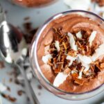 Mousse de Whey com Cacau e Leite de Coco
