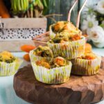 Muffin Salgado de Ovo, Queijo e Brócolis
