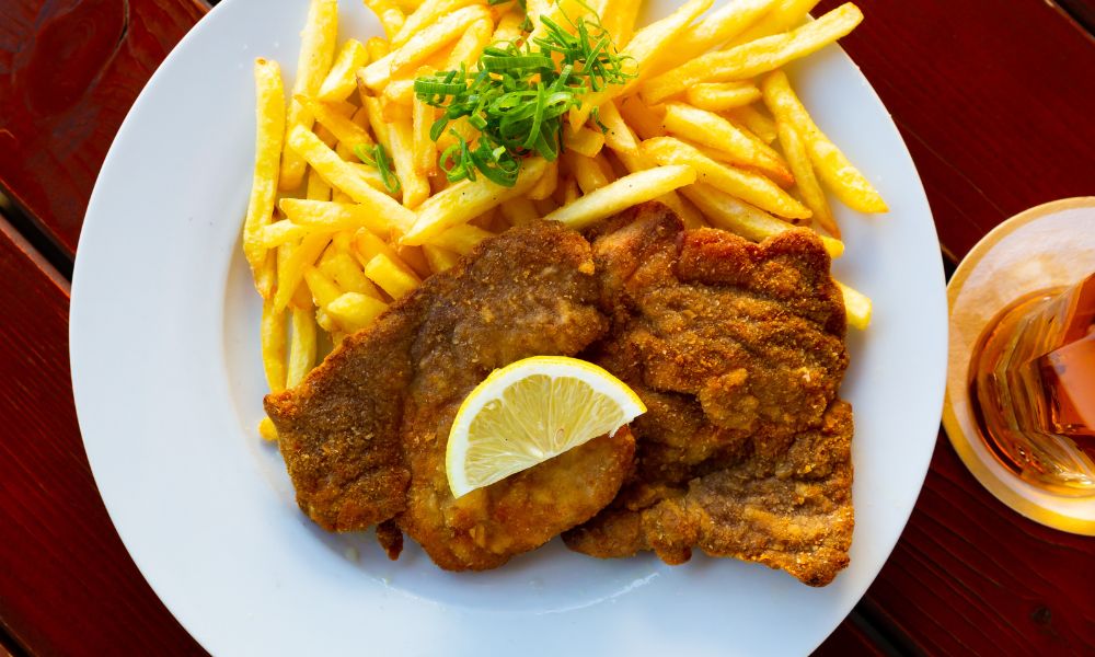 Bife à milanesa na Airfryer