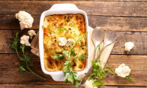 Couve-flor Gratinada na Airfryer