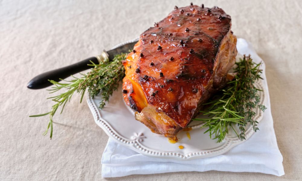 Pernil Assado com Vinho e Ervas