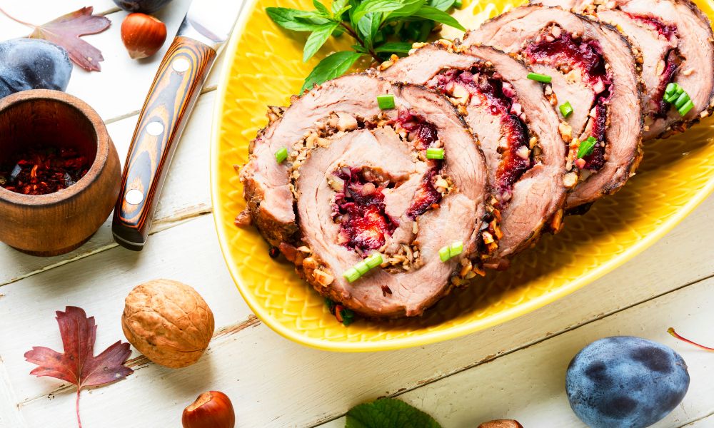 Rocambole de Carne Moída Recheado