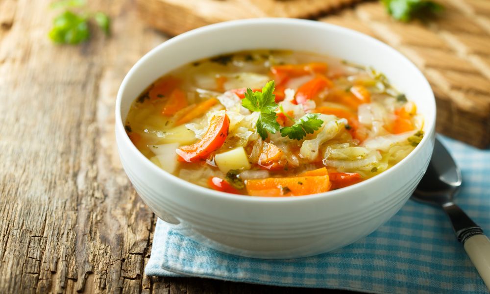 Sopa de Legumes Assados (cenoura, abóbora e cebola)