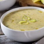 Sopa de Mandioquinha com Alho-Poró