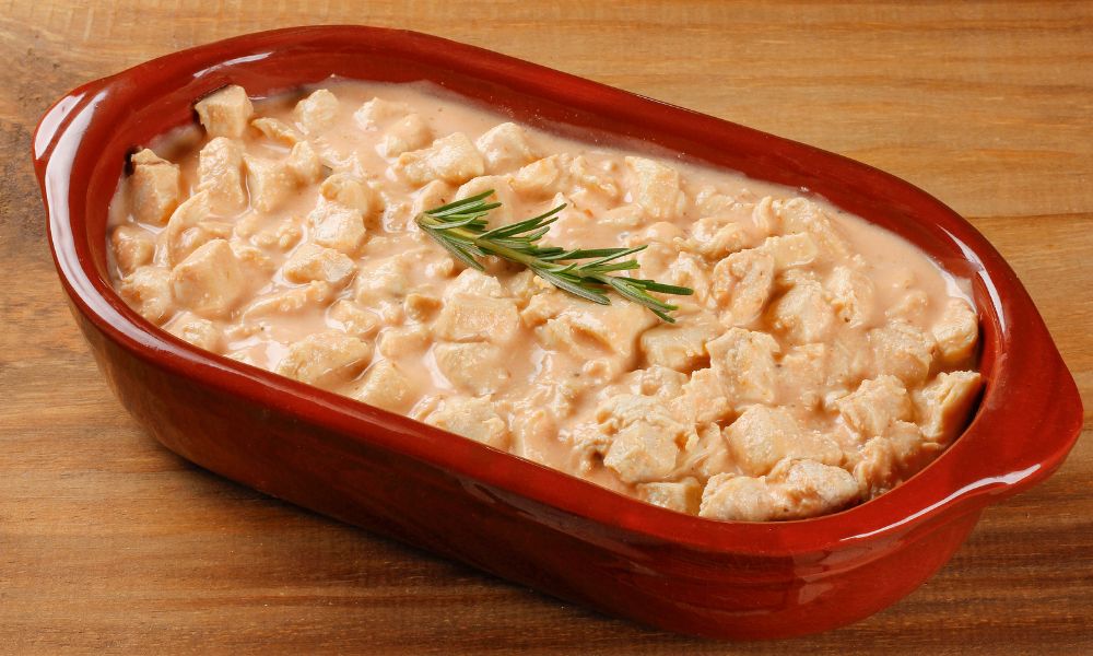 Strogonoff de Frango com Requeijão